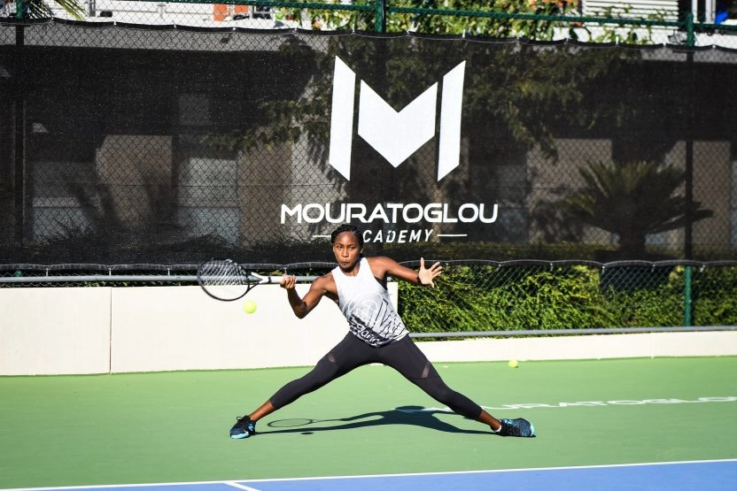 coup droit bout de course Coco Gauff