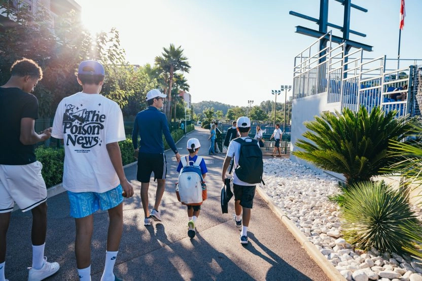 stage tennis enfant mouratoglou