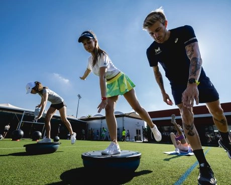 Entrainement physique mouratoglou academy