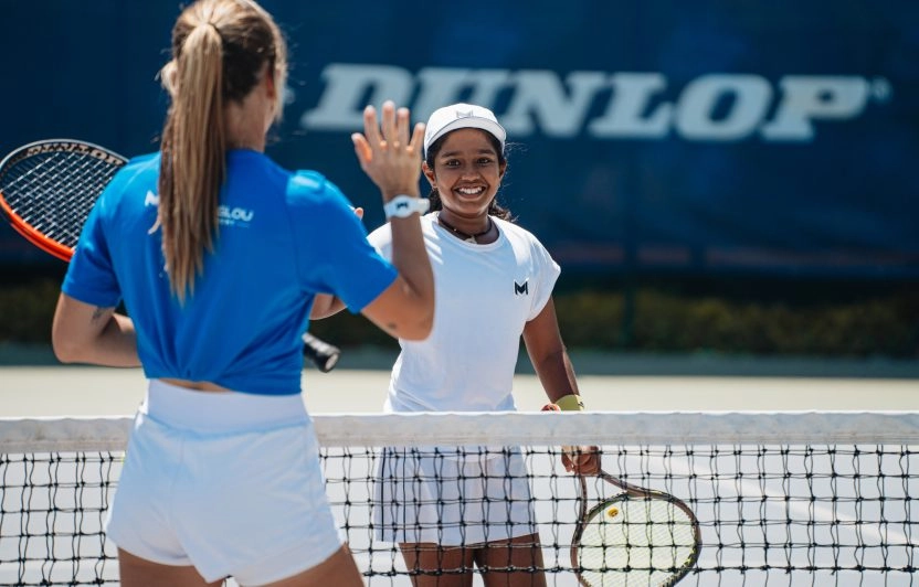 check dans les mains coach mouratoglou stagiaire tennis