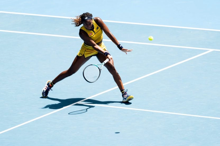 Amorti Coco Gauff tennis