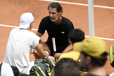 Patrick Mouratoglou and Holger Rune