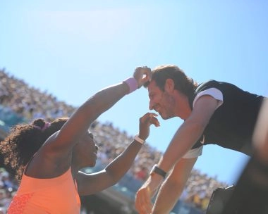 serena williams patrick mouratoglou ROLAND GARROS 2015