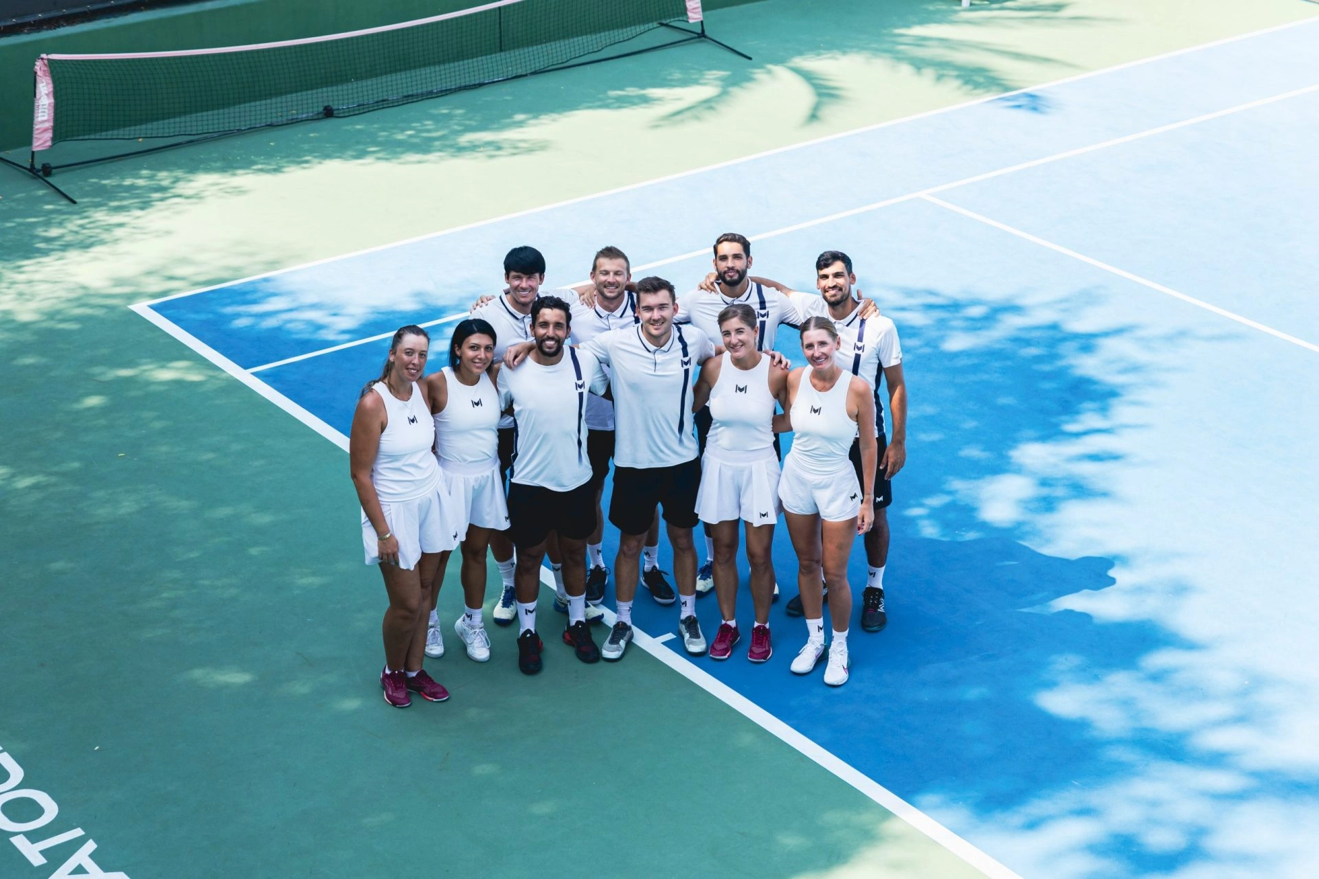 allenamento a squadre tennis dubai mouratoglou